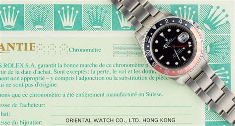 Rolex Garanzia Originale 